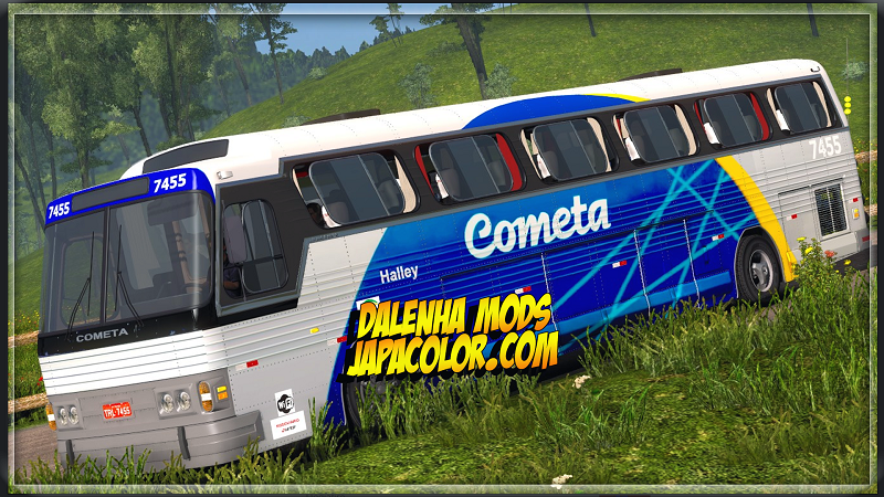Ônibus - CMA Flecha Azul II Mods Para Ets2 V.1.39.x