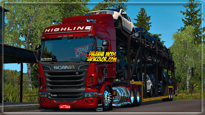 Caminhão Scania Top Highline  Mods Para Ets2 V.1.39.x