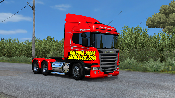 Caminhão Scania HIGHLINE Qualificada Mod Ets2 1.47 - Dalenha Mods