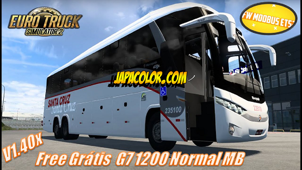 Ônibus Marcopolo G7 Paradiso 1200 MB Mods Para Ets2 V.1.40.x
