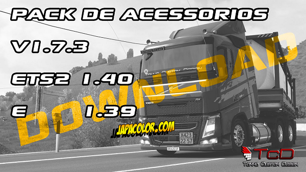 Pack de Acessorios Volvo Mods Para Ets2 V.1.40.x