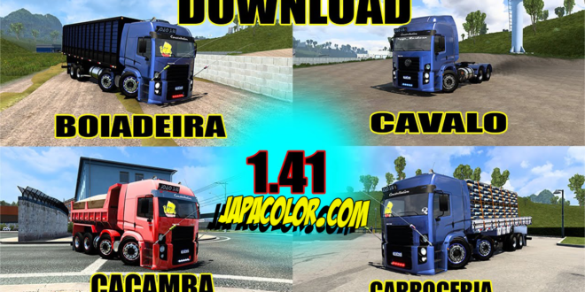 Caminhão Bob Arqueado Top Mods Para Ets2 V.1.40.x - Dalenha Mods
