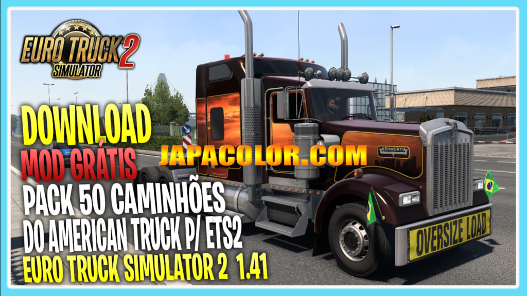 Mod MegaPack +50 Caminhões do ATS Para Ets2 1.41