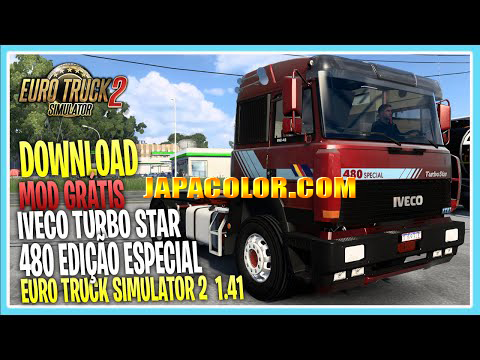 Caminhão Iveco Turbostar + Ronco Top Mods Ets2 1.41