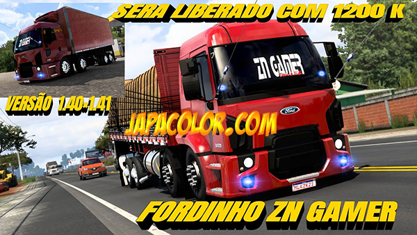 Caminhão Ford Cargo Báu e Carroceria Mods Ets2 1.41