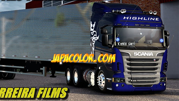 Caminhão Scania HIGHLINE Qualificada Mods Ets2 1.41 - 1.42