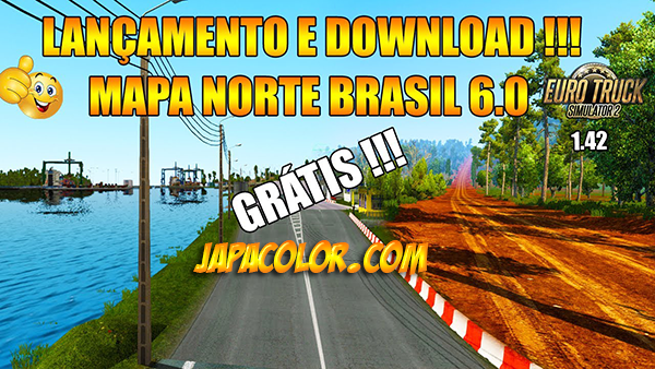 Mapa Norte Brasil Muito Top Mods Ets2 1.42
