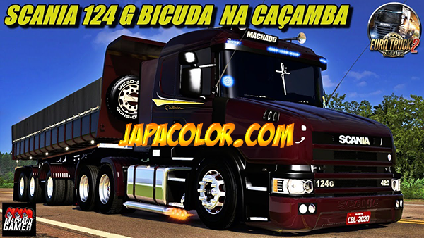Caminhão Scania 124G Bicuda Qualificada Mods Ets2 1.41 - 1.42