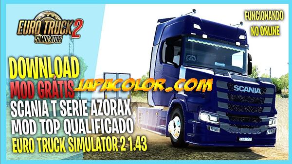 Caminhão Scania T Serie Azorax Mods Ets2 1.43