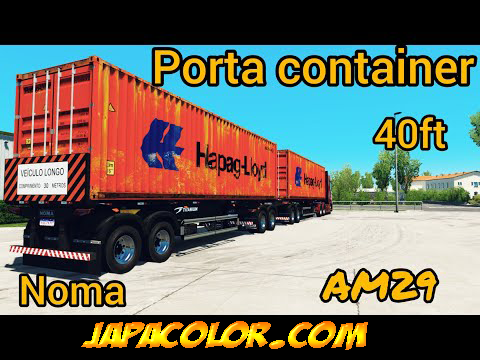 Reboque Porta Container Noma Mods Ets2 1.43