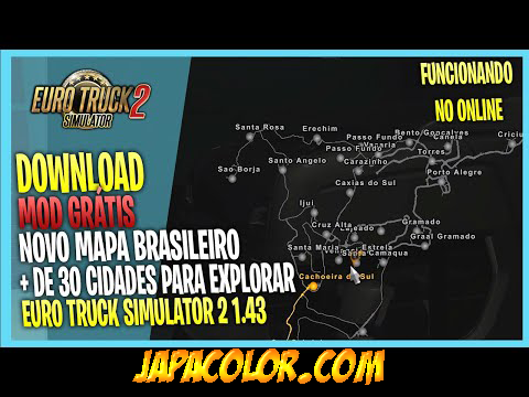 Novo Mapa Brasileiro Top Mods Ets2 1.43