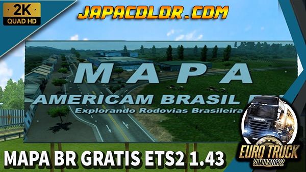 Mapa Americam Brasil Mods Ets2 1.43