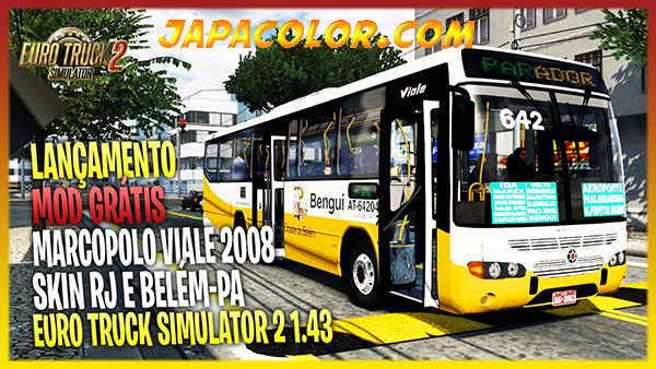 Ônibus Marcopolo Viale 2008 Mods Ets2 1.43