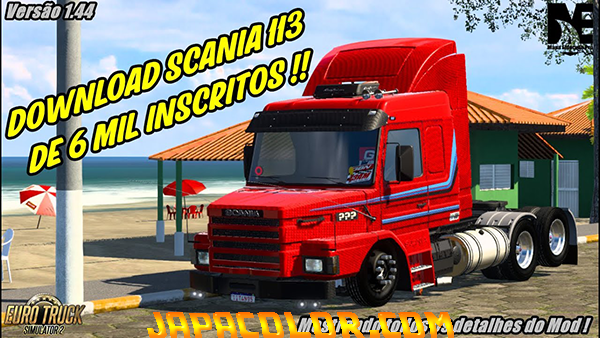 Caminhão Scania 113H Qualificada Mods Ets2 1.44