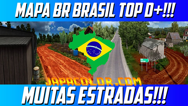 Mapa BR Brasil Top Mods Ets2 1.45