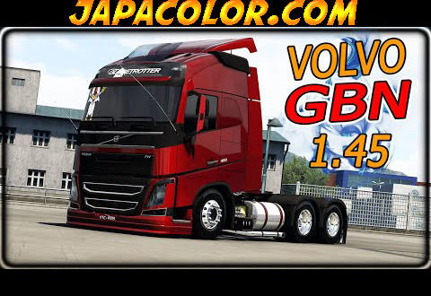 Caminhão Volvo GBN Qualificado Mods Ets2 1.45