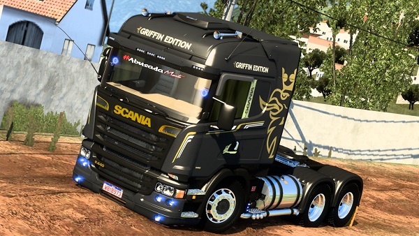 Caminhão Scania Griffin Edition Qualificada Mods Ets2 1.45