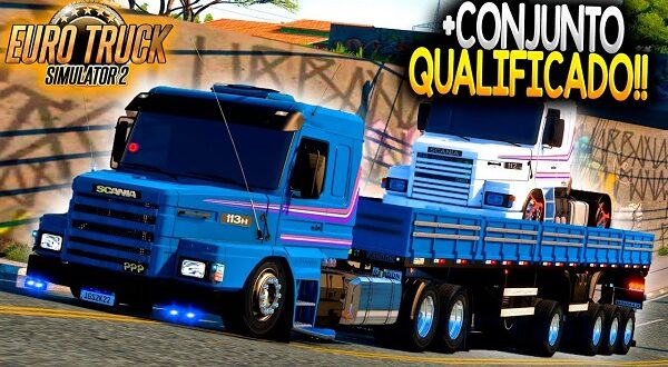 Conjunto Scania 113 + Granel Qualificada Mods Ets2 1.45
