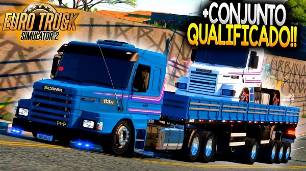 Conjunto Scania 113 + Granel Qualificada Mods Ets2 1.45