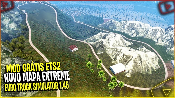 Novo Mapa Extreme Estradas Perigosas Mods Ets2 1.45