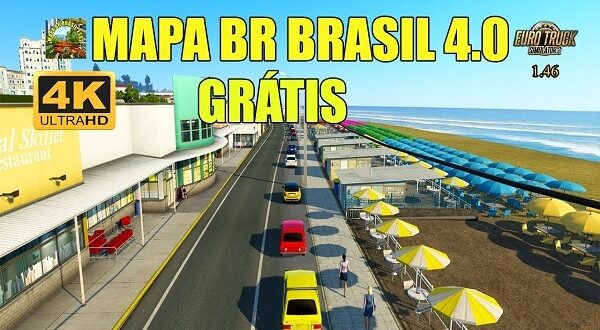 Mapa BR Brasil 4.0 Mods Ets2 1.46