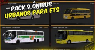 Pack de Ônibus Urbanos Mods Ets2 1.46
