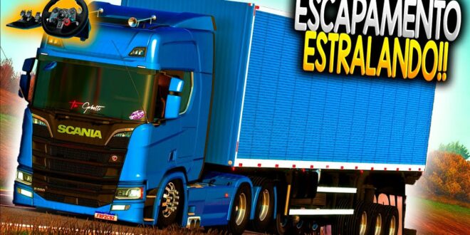 Conjunto New Scania + Baú Qualificado Mods Ets2 1.46