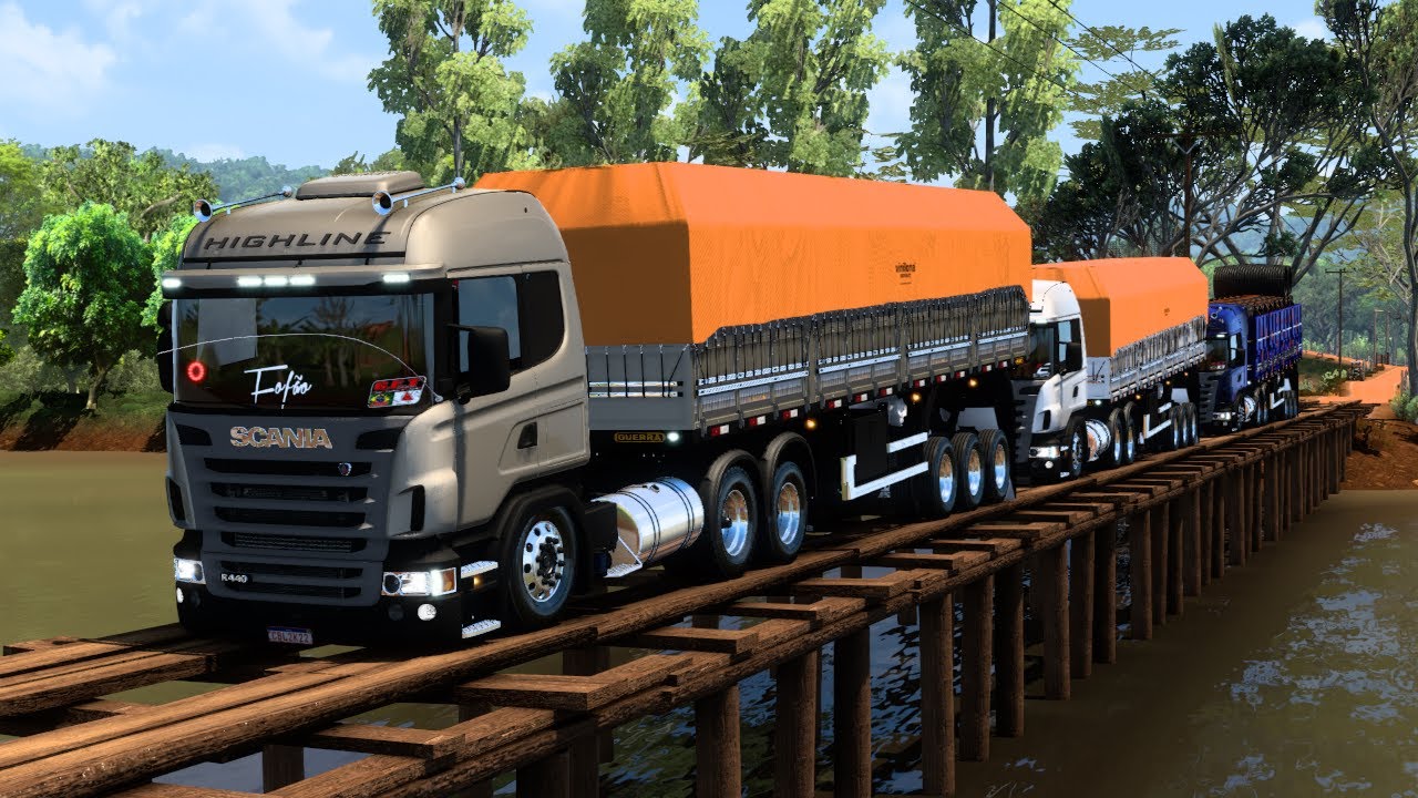 Caminhão Scania HIGHLINE Qualificada Mod Ets2 1.47 - Dalenha Mods