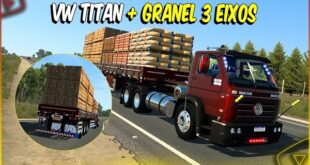 Caminhão Vw Titan + Granel 3 Eixos Mods Ets2 1.46
