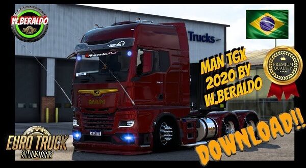 Caminhão MAN TGX 2020 Mods Ets2 1.46