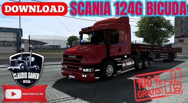 Caminhão Scania 124G Qualificada Mods Ets2 1.46