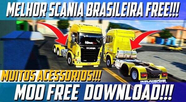 Caminhão Scania Brasileira Qualificada Mods Ets2 1.46