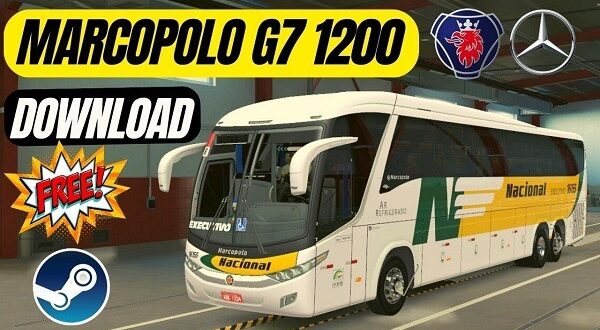 Ônibus Marcopolo G7 1200 Mods Ets2 1.46