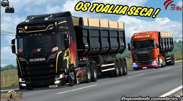 Caminhão New Scania Qualificada Mod Ets2 1.47