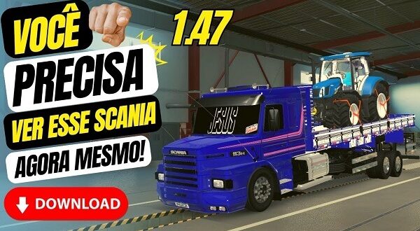 Caminhão Scania 113 Qualificada Mods Ets2 1.45 - Dalenha Mods