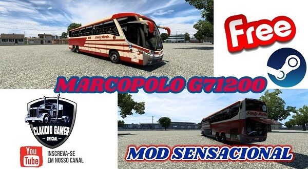Ônibus Marcopolo G7 1200 Mod Ets2 1.47