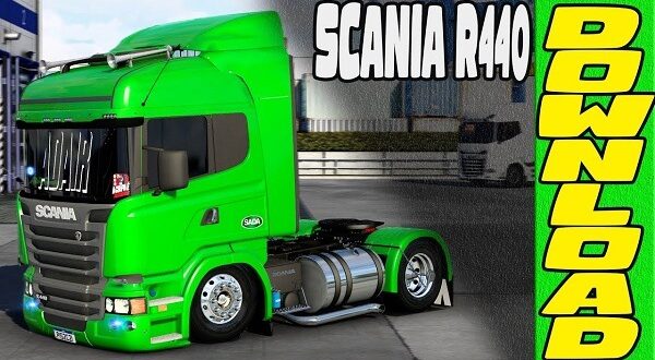 Caminhão Scania R440 V4 Qualificada Mod Ets2 1.47