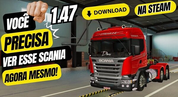 Caminhão Scania STREAMLINE  Mod Ets2 1.47