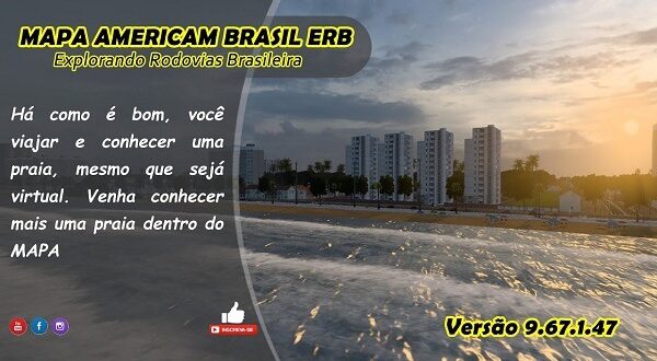 Mapa Americam Brasil Mod Ets2 1.47