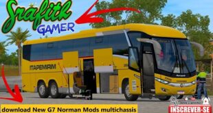 Ônibus Marcopolo New G7 1200 Multichassis Mod Ets2 1.47