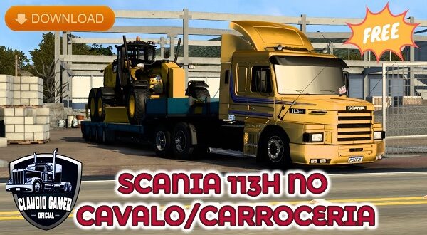 Scania 113H no Cavalo/Carroceria Mod Ets2 1.48