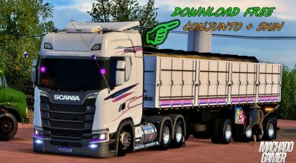 Scania Qualificada + Granel Arqueada Top Mod Ets2 1.48
