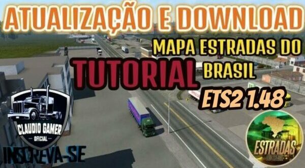 Mapa Estradas do Brasil Mod Ets2 1.48