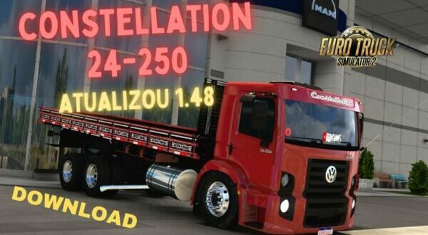 Caminhão Bob Constellation Arqueado Top Mod Ets2 1.47 - Dalenha Mods