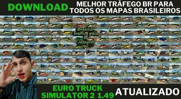 Pack de Trafego Brasileiro Mod Ets2 1.49