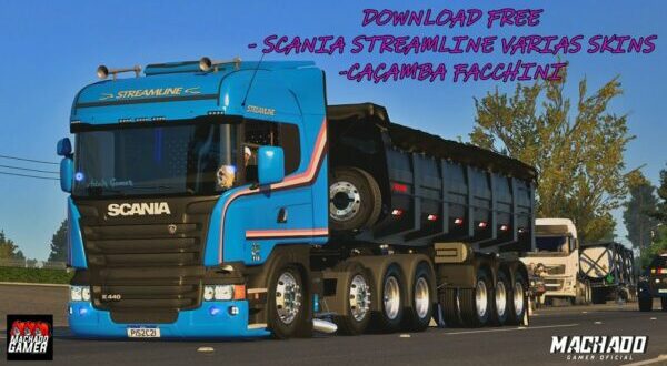 Scania Streamline + Caçamba Mod Ets2 1.49
